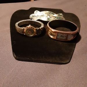 Mother of pearl watch and hair Brett